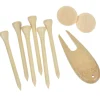 Bamboo Golf Tee Set with Pouch - 24 hr