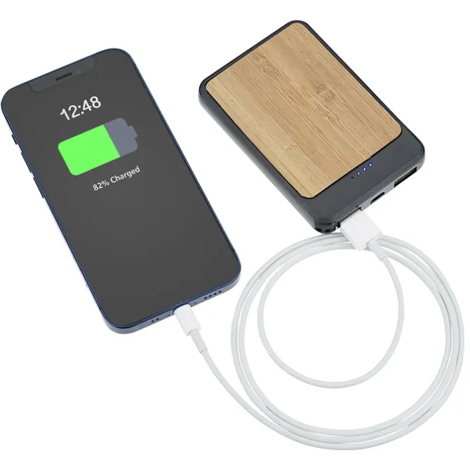 Bamboo Power Bank - 5000 mAh