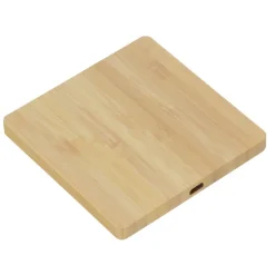 Bamboo Wireless Charging Pad with Hub - 24 hr
