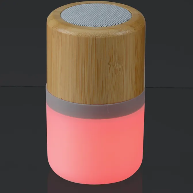 Bamboo Wireless Light-Up Speaker