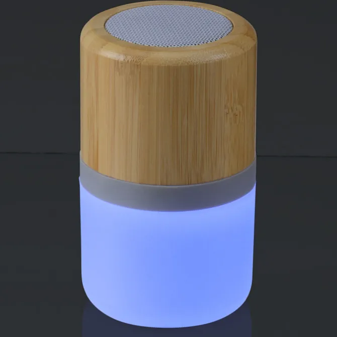 Bamboo Wireless Light-Up Speaker