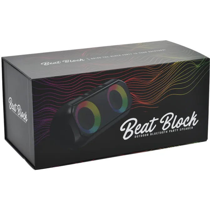 Beat Block Outdoor Bluetooth Party Speaker - 24 hr
