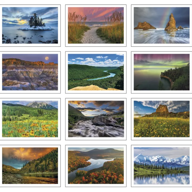 Beautiful America Calendar - Pocket