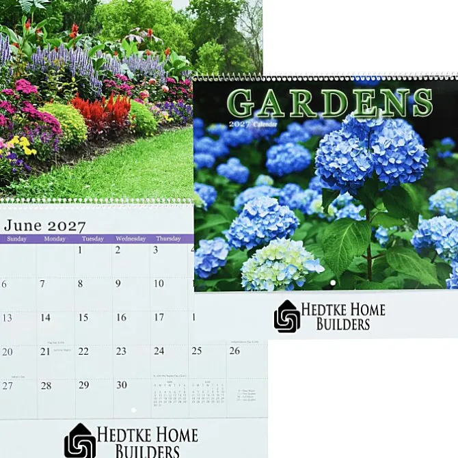 Beautiful Gardens Calendar - Spiral