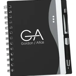 Bellevue Spiral Notebook with Stylus Pen