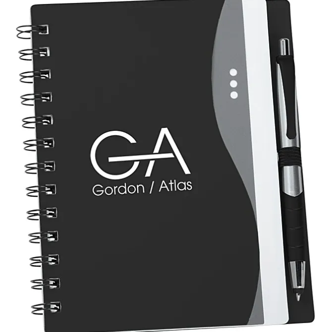 Bellevue Spiral Notebook with Stylus Pen