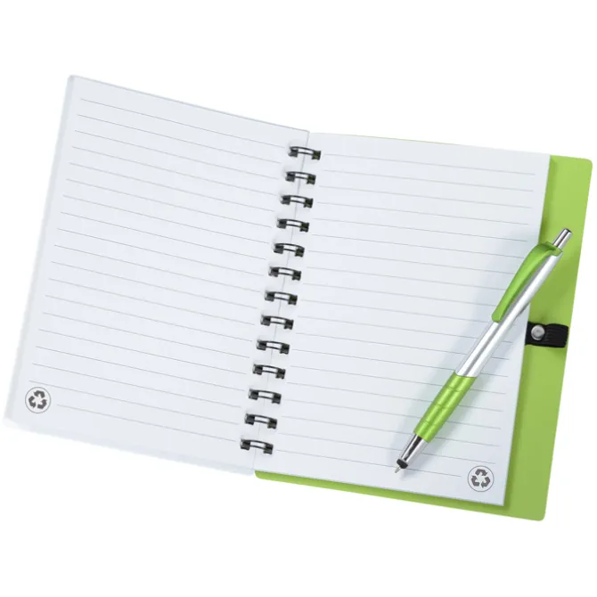 Bellevue Spiral Notebook with Stylus Pen