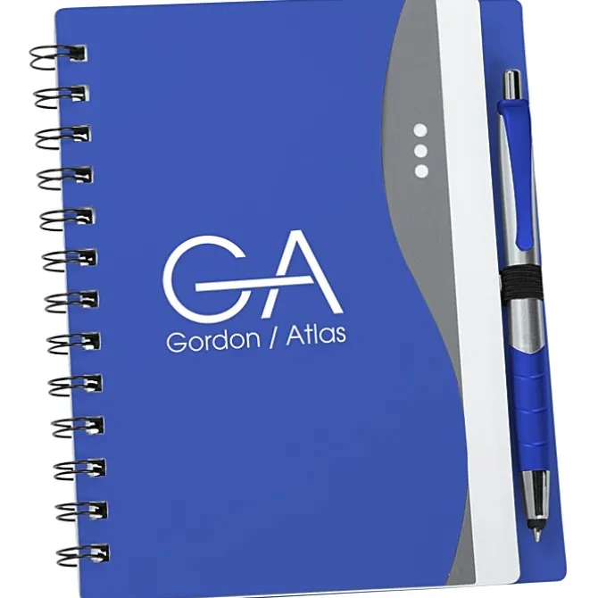 Bellevue Spiral Notebook with Stylus Pen