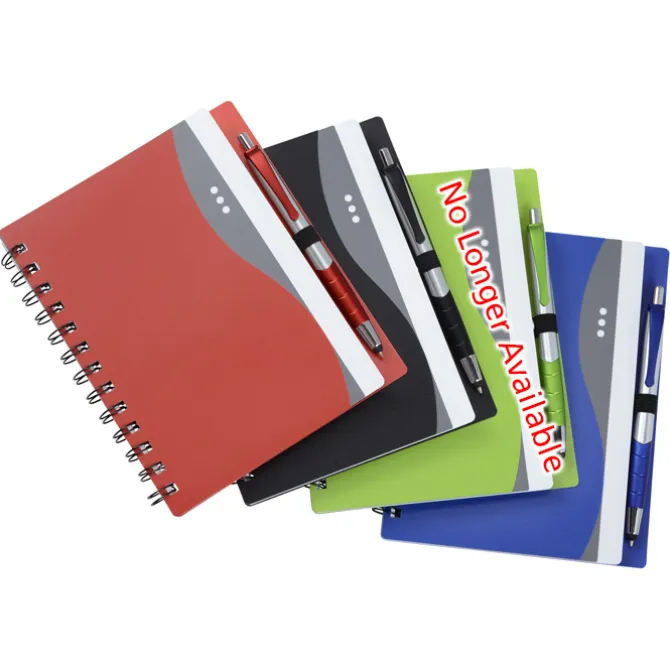Bellevue Spiral Notebook with Stylus Pen