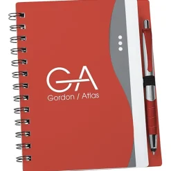 Bellevue Spiral Notebook with Stylus Pen