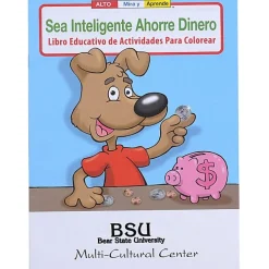 Be Smart, Save Money Coloring Book - Spanish
