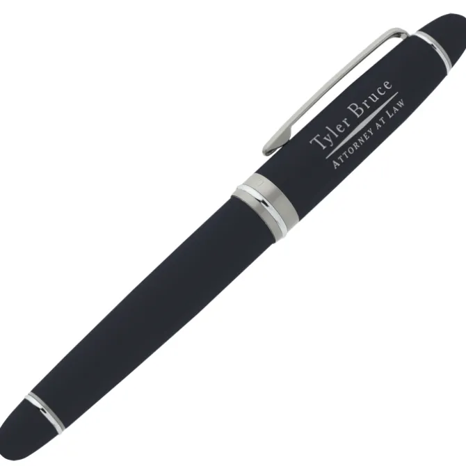 Bettoni Euro Soft Touch Rollerball Metal Pen - 24 hr