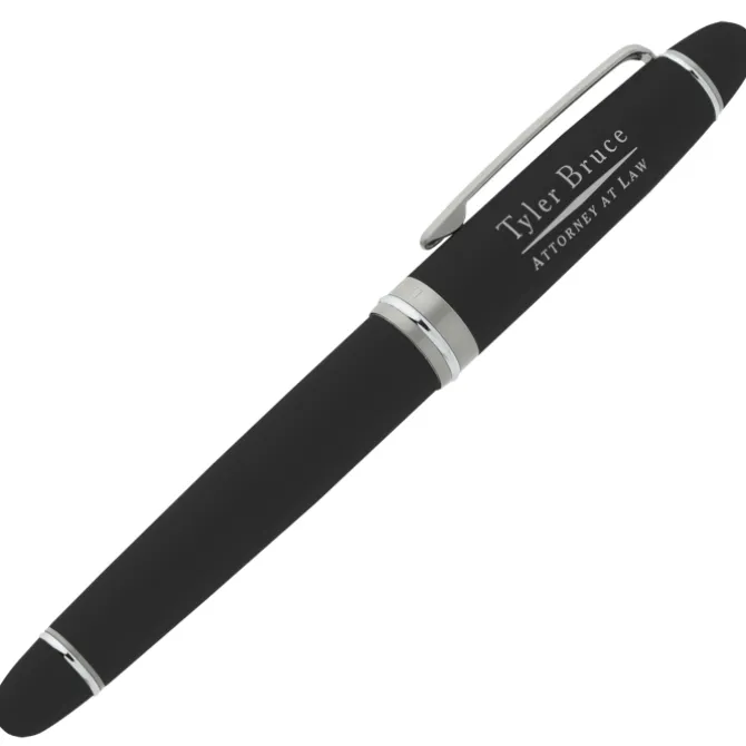 Bettoni Euro Soft Touch Rollerball Metal Pen - 24 hr