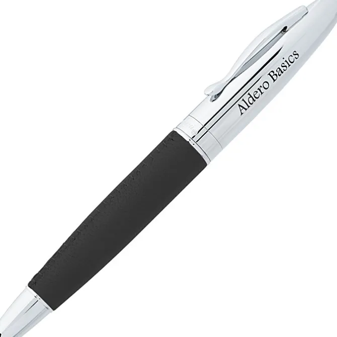 Bettoni Leather Wrap Rollerball Metal Pen