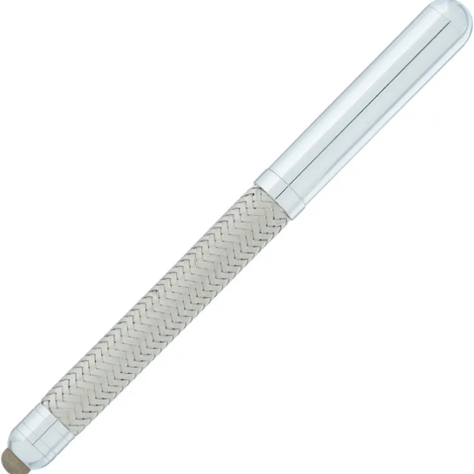 Bettoni Woven Mesh Rollerball Stylus Metal Pen