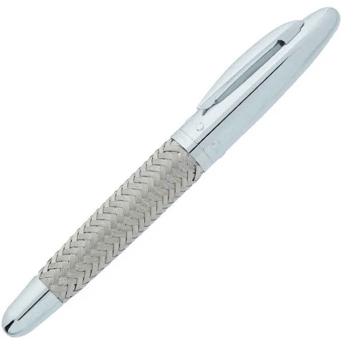 Bettoni Woven Mesh Rollerball Metal Pen