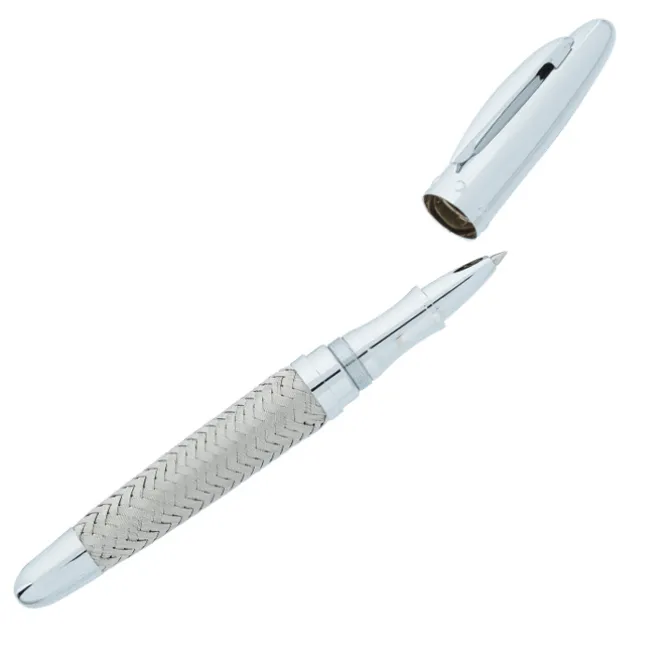 Bettoni Woven Mesh Rollerball Metal Pen