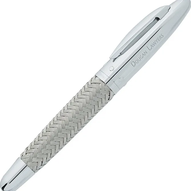 Bettoni Woven Mesh Rollerball Metal Pen