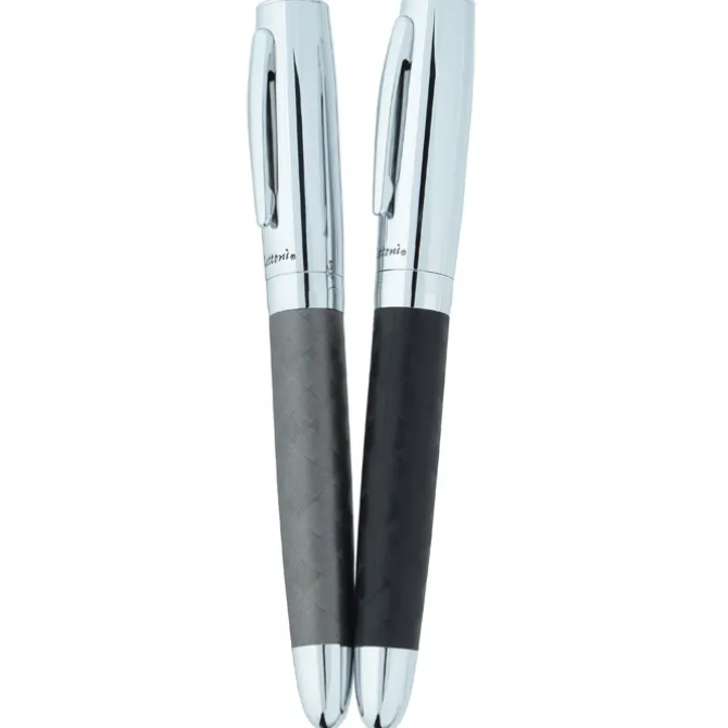 Bettoni Woven Texture Rollerball Metal Pen