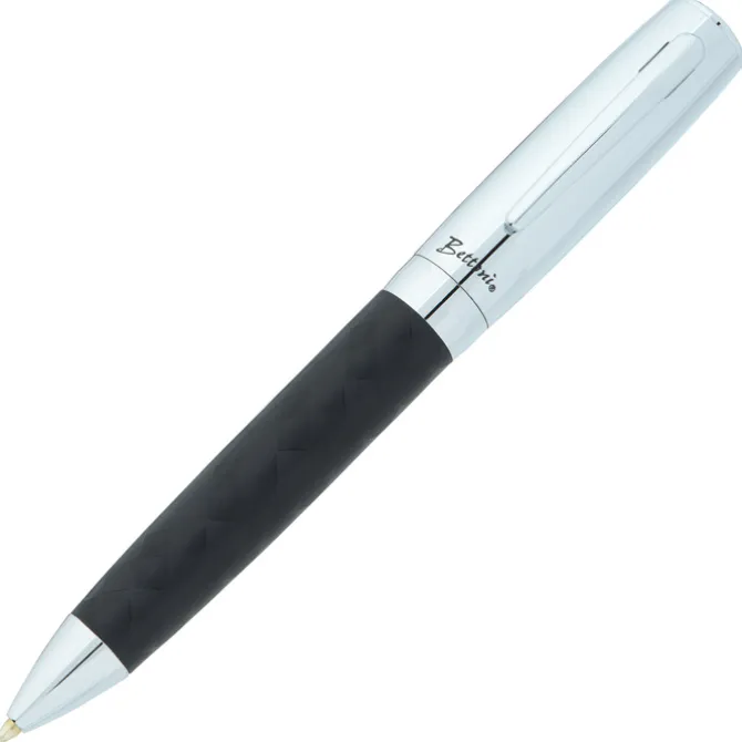 Bettoni Woven Texture Twist Metal Pen - 24 hr