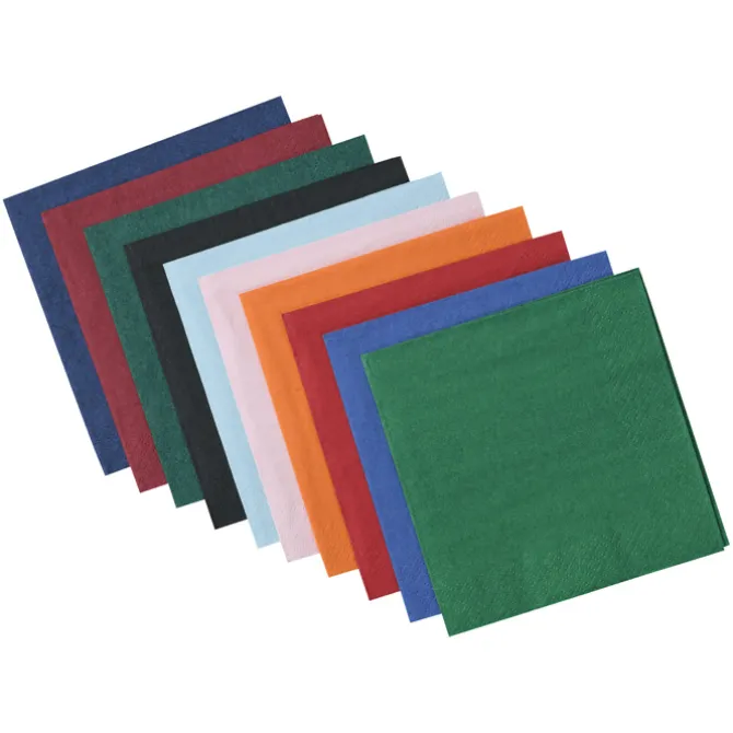 Beverage Napkin - 3-ply - Colors