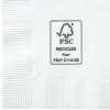 Beverage Napkin - 2-ply - White