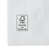Beverage Napkin - 1-ply - White - Linen Embossed - Low Qty - Foil