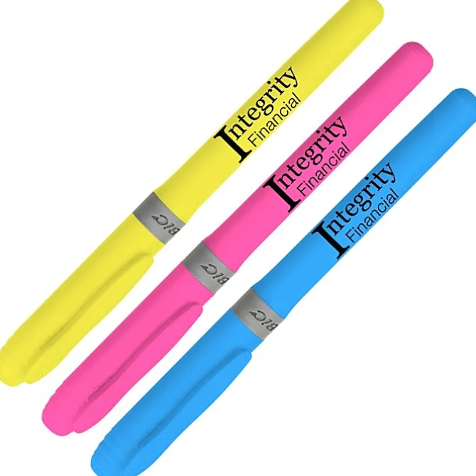 Bic Brite Liner Highlighter with Grip - 3 Pack
