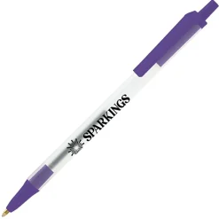 Bic Clic Stic Pen - Clear - 24 hr