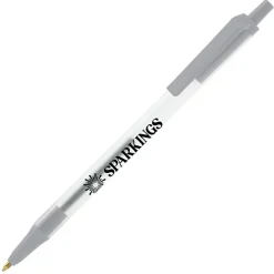 Bic Clic Stic Pen - Clear - 24 hr