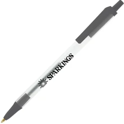 Bic Clic Stic Pen - Clear - 24 hr