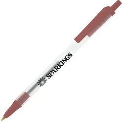 Bic Clic Stic Pen - Clear - 24 hr