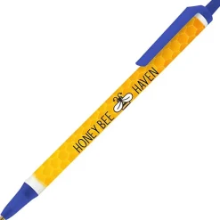 Bic Clic Stic Pen - Translucent - Full Color