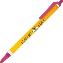 Bic Clic Stic Pen - Translucent - Full Color