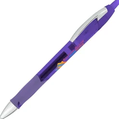 Bic Ferocity Clic Gel Pen - Translucent - Full Color