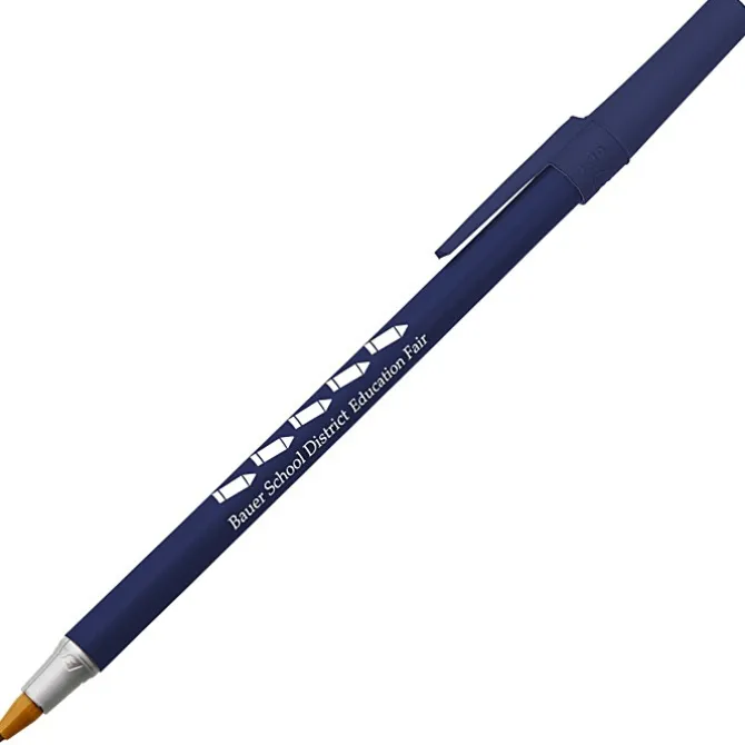 Bic Round Stic Pen - Metallic