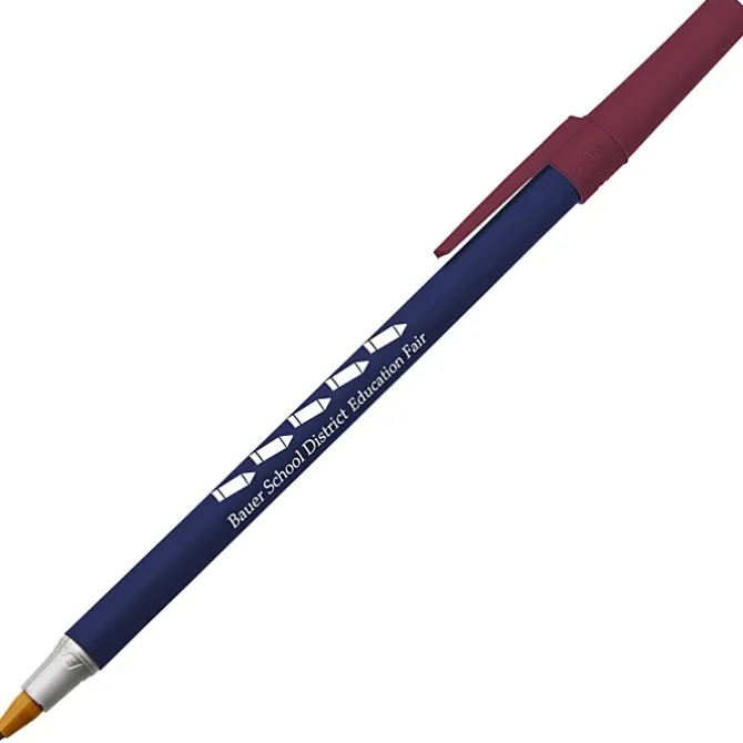 Bic Round Stic Pen - Metallic