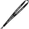 Big Lanyard - 7/8 inches - 36 inches - Large Metal Bulldog Clip