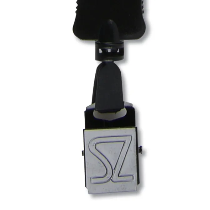 Big Lanyard - 7/8 inches - 36 inches - Large Metal Bulldog Clip