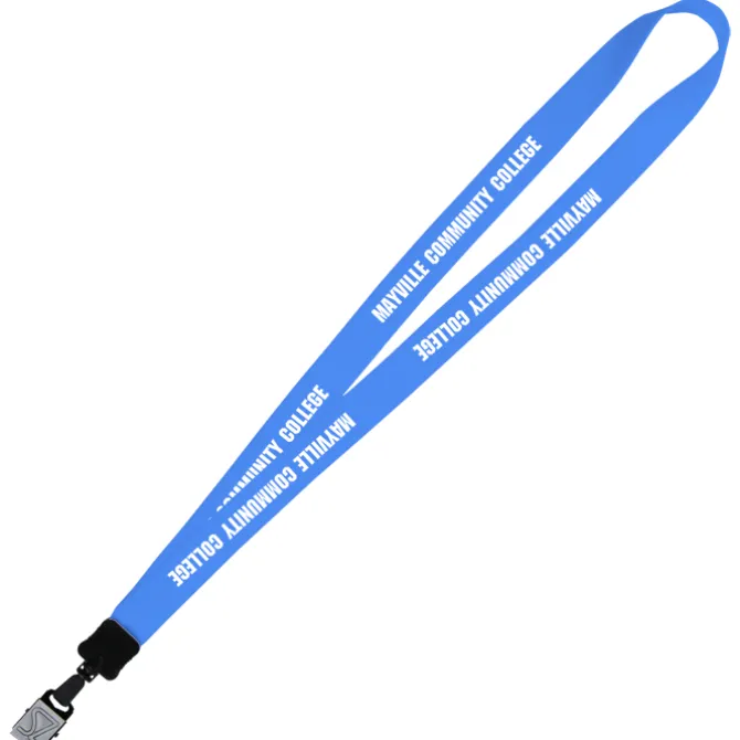Big Lanyard - 7/8 inches - 36 inches - Large Metal Bulldog Clip