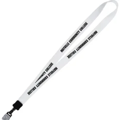 Big Lanyard - 7/8 inches - 36 inches - Large Metal Bulldog Clip