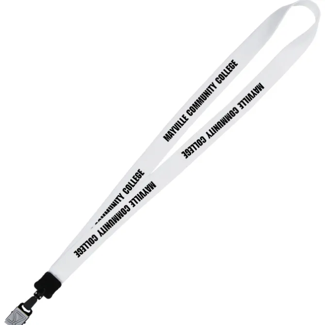 Big Lanyard - 7/8 inches - 36 inches - Large Metal Bulldog Clip