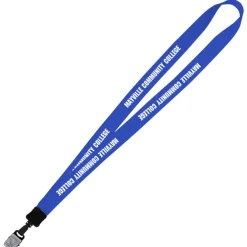 Big Lanyard - 7/8 inches - 34 inches - Large Metal Bulldog Clip
