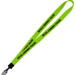 Big Lanyard - 7/8 inches - 32 inches - Large Metal Bulldog Clip