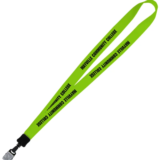 Big Lanyard - 7/8 inches - 32 inches - Large Metal Bulldog Clip