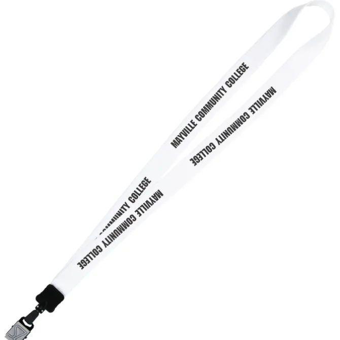 Big Lanyard - 7/8 inches - 32 inches - Large Metal Bulldog Clip
