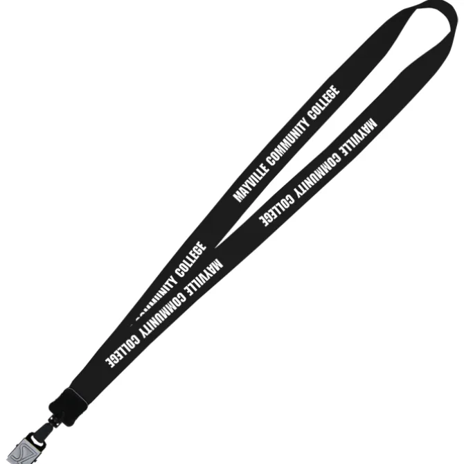 Big Lanyard - 7/8 inches - 32 inches - Large Metal Bulldog Clip