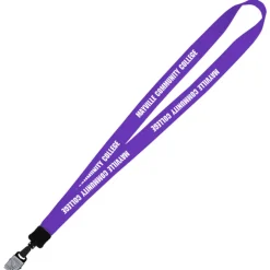 Big Lanyard - 7/8 inches - 32 inches - Large Metal Bulldog Clip
