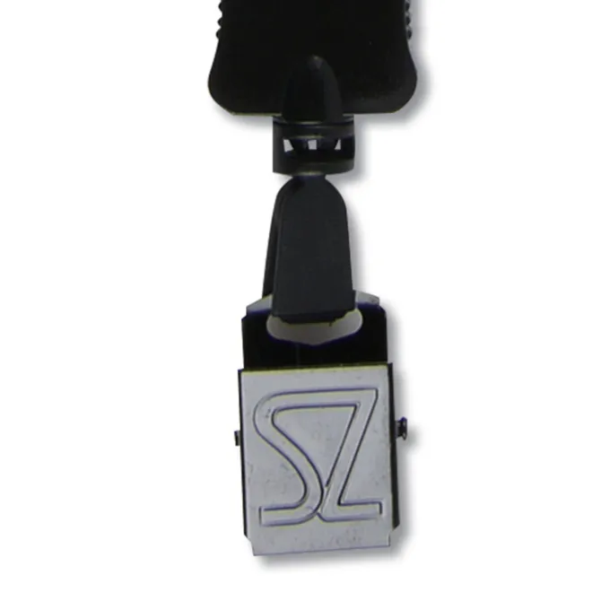 Big Lanyard - 7/8 inches - 32 inches - Large Metal Bulldog Clip