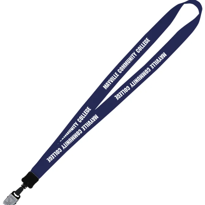 Big Lanyard - 7/8 inches - 32 inches - Large Metal Bulldog Clip